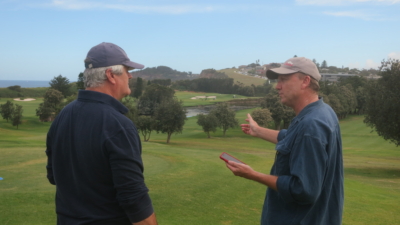 GrowEQ: Matt Murphy explaining Quicklinks on the golf course