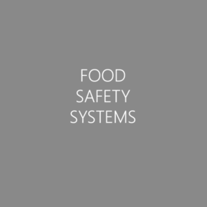 FOOD SAFETY SYSTEMS